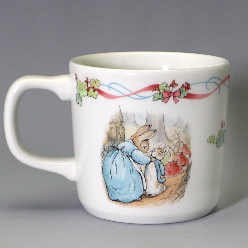 ウェッジウッド Wedgwood ピーターラビット 新刻印 英国製 ビーカー マグカップ｜swan-antiques｜02