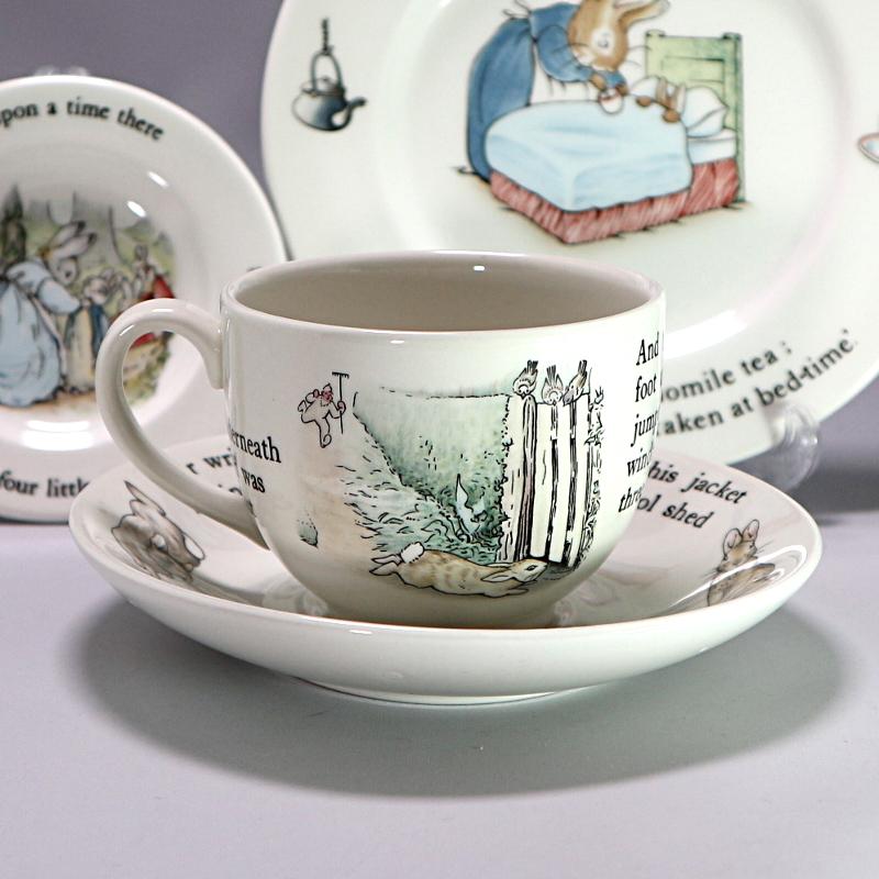 ウエッジウッド ピーターラビット　コップ、お皿、お椀　セット Wedgwood(ウェッジウッド) ピーターラビット お皿セット
