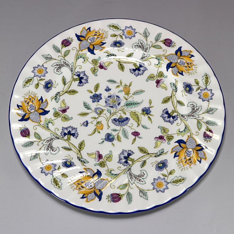 MINTON（ミントン） 英国製 ハドンホール ブルー プレート 20cm 廃版品