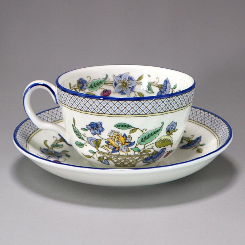 MINTON 英国製 ミントン Minton 2001年 ハドンホール トレリス ブルー 