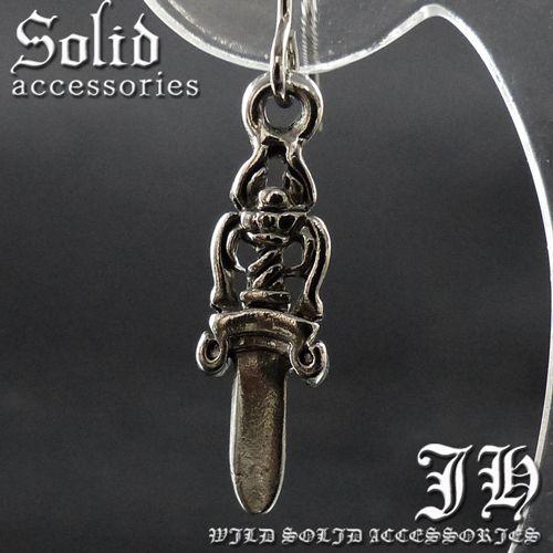 ピアス メンズ 両耳 リング シルバー ダガー フープピアス スタッド リングピアス おしゃれ 男性用 ブランド シンプル Cp37 大きな割引