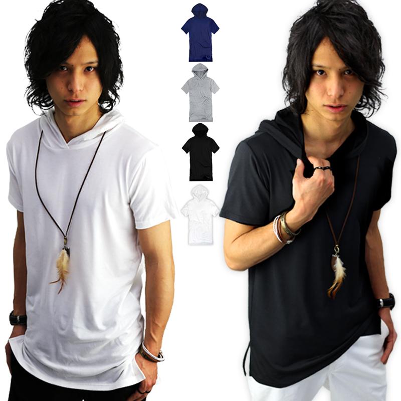 プルオーバー パーカー ロング丈 メンズ 半袖 パーカー 薄手 ブランド おしゃれ 男性用 無地 F540 543 新作 服 春 春服 春物 F12 Xl スワン宝石 通販 Yahoo ショッピング