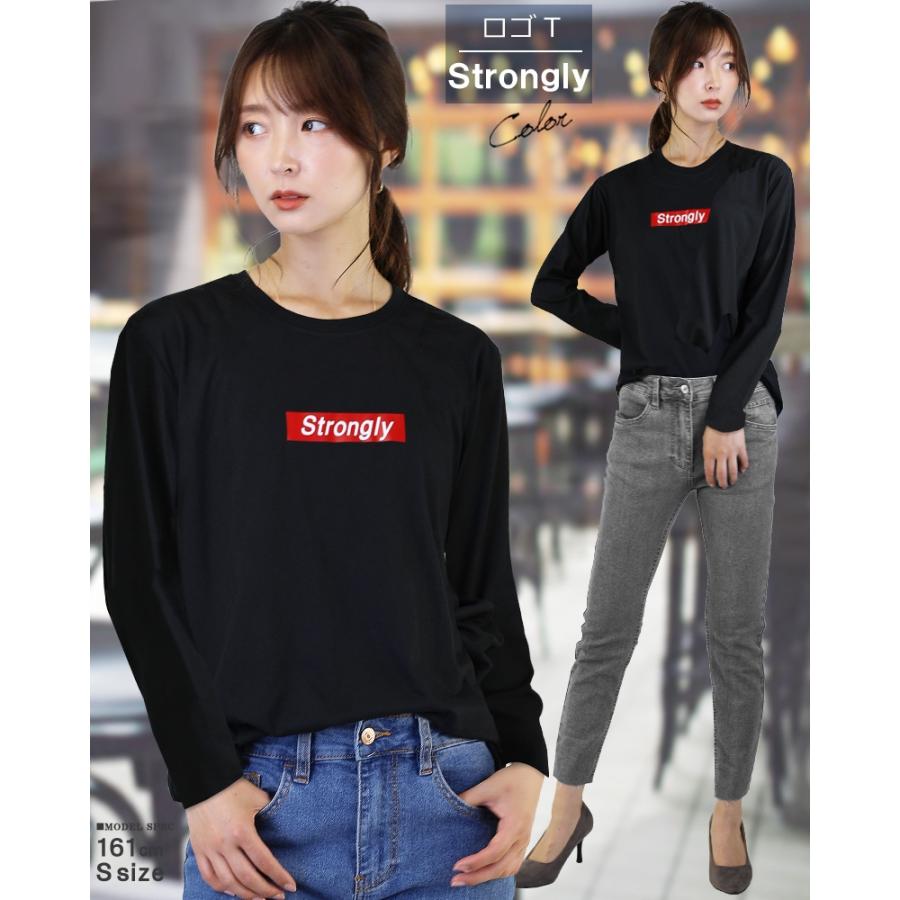 ロゴtシャツ レディース カットソー Tシャツ レディース 長袖 Tシャツ おしゃれ ゆるカジ きれいめ 大きいサイズ トップス F5000 Lady F5000 Lady スワン宝石 通販 Yahoo ショッピング