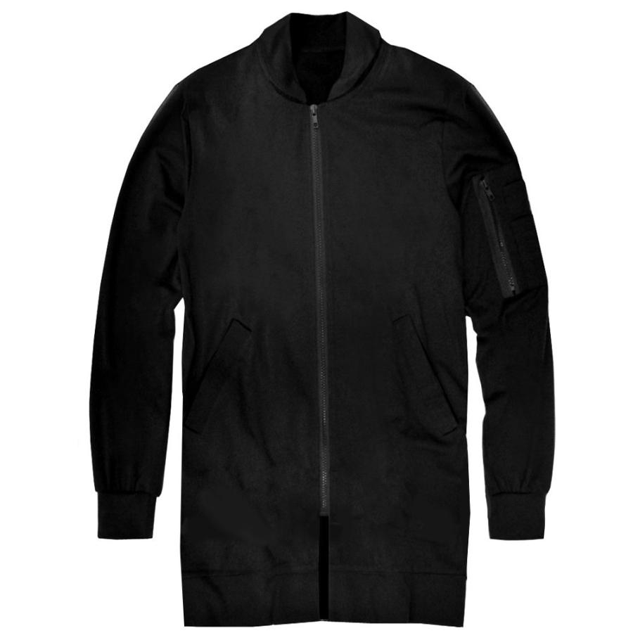 Ma 1 Ma1ジャケット ロング丈 メンズ ジャケット 無地 ミリタリー