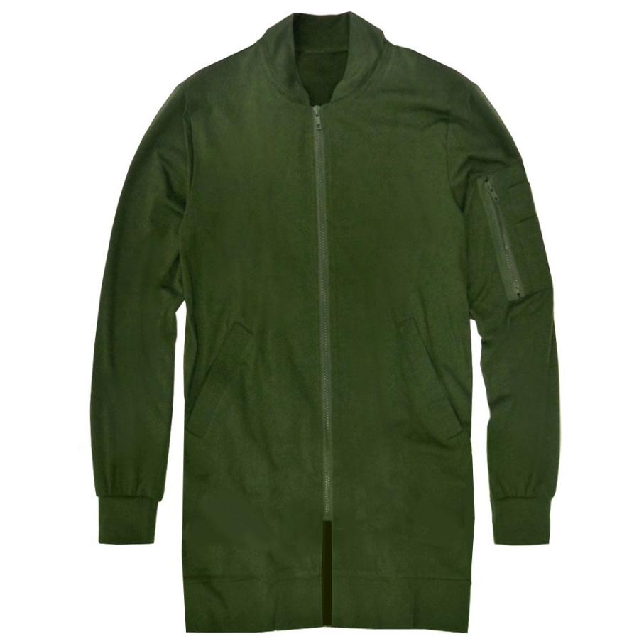 Ma 1 Ma1ジャケット ロング丈 メンズ ジャケット 無地 ミリタリージャケット カジュアル カーキ F602 おしゃれ 男性用 F602 Sports スワン宝石 通販 Yahoo ショッピング