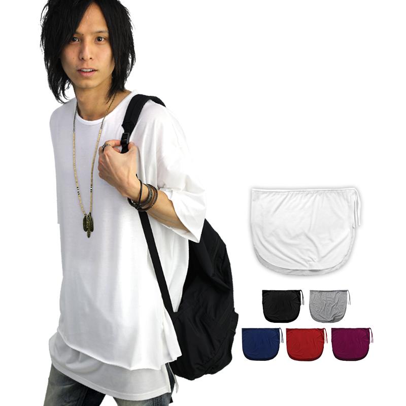 履くだけ カンタン 重ね着 腹巻 レイヤード メンズ 付け裾 フェイク