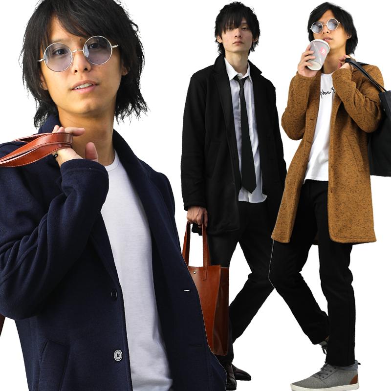 チェスターコート テーラードジャケット メンズ ロング ニット 厚手 アウター ビジネス ジャケット 大きいサイズ おしゃれ ブランド フードなし F680 スワン宝石 通販 Yahoo ショッピング