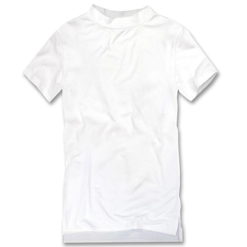 Tシャツ メンズ ボトルネック ロング丈 ハイネック 半袖 無地 ホワイト 白 F691 おしゃれ 男性用 新作 冬 冬服 春 春服 春物 F691 スワン宝石 通販 Yahoo ショッピング