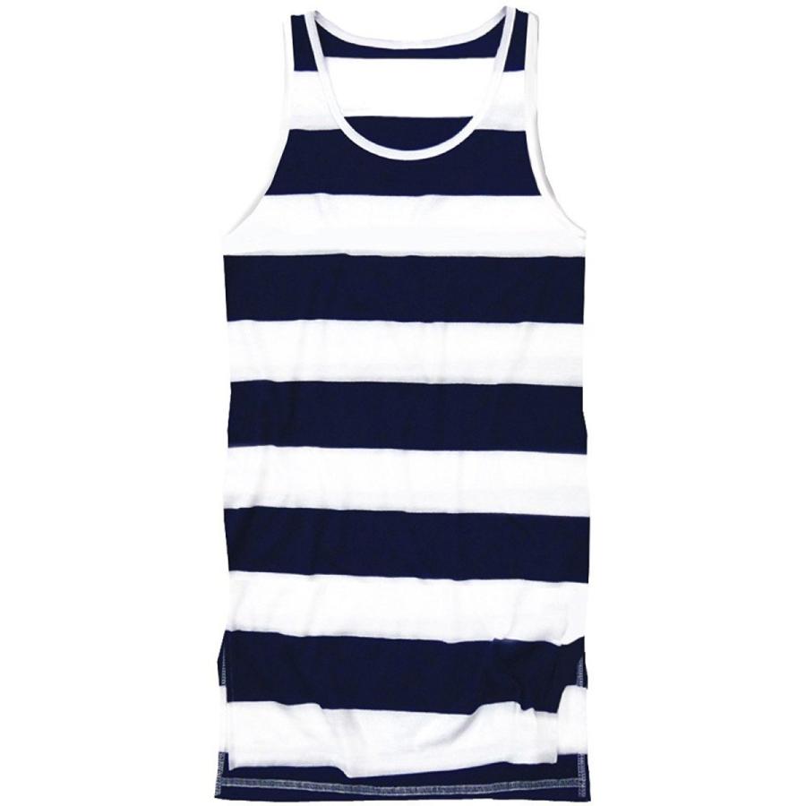 ボーダー タンクトップ ロング丈 メンズ ロング レイヤード ノースリーブ インナー ボーダータンクトップ 襟ぐり テロ ダンス 吸汗 速乾 トップス F851 F851 スワン宝石 通販 Yahoo ショッピング