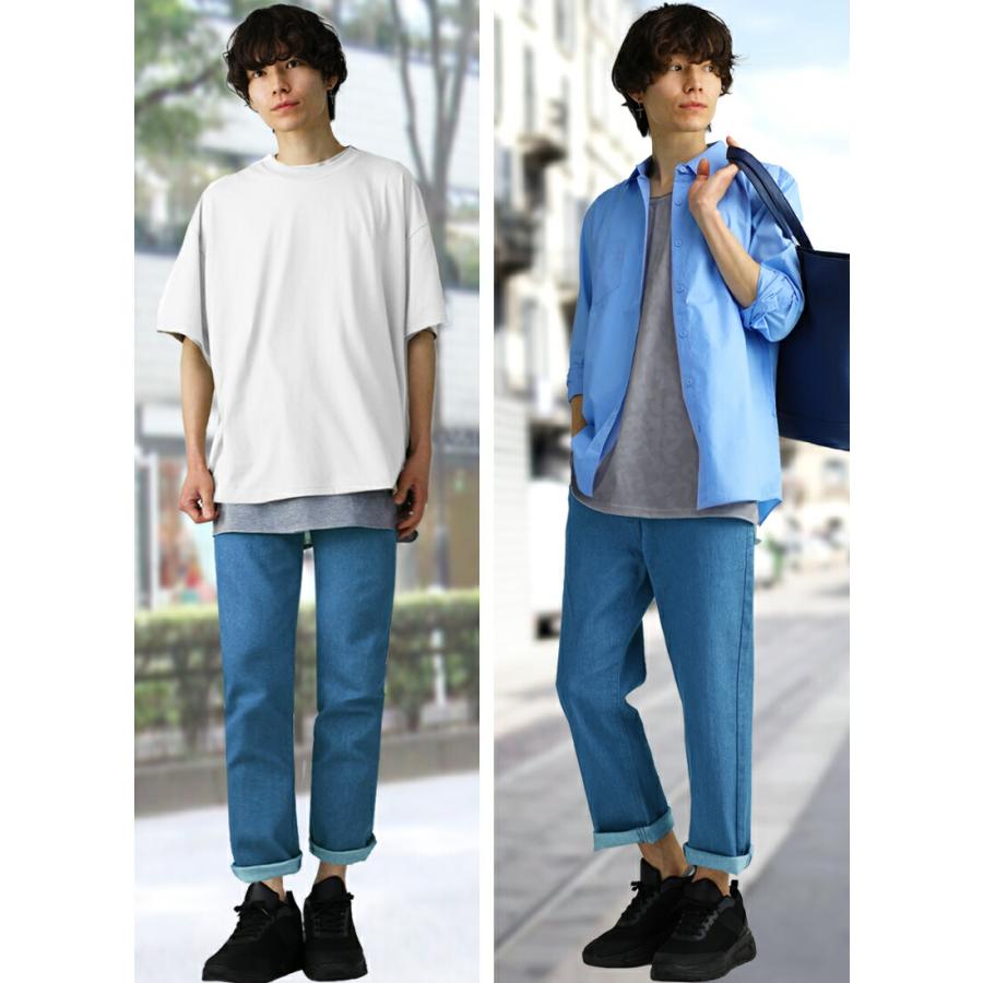【FENDI】メンズ☆シンプル☆ライトブルー ストレート ジーンズ デニム パンツ デニム ライトブルー | Fendi