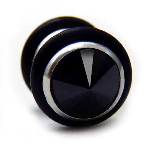 fp20 黒丸型1個売り ステンレス製new フェイクピアス ピアス