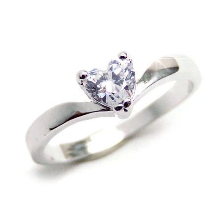 Kor166 3号5号7号 輝くハート型煌きglass 超可愛いピンキーリング 今だけ350円 高級プラチナrg加工 レディース 煌きglass おしゃれ 女性用 Kor166 スワン宝石 通販 Yahoo ショッピング