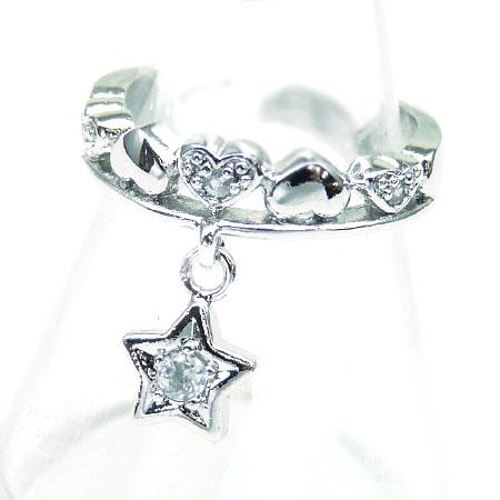 Kor194 3号5号7号 ゆらゆら揺れるスター型 ハートと星の超可愛いピンキーリング 高級プラチナrg加工 煌きglass おしゃれ 揺れる 新作 夏 夏服 夏物 Kor194 スワン宝石 通販 Yahoo ショッピング