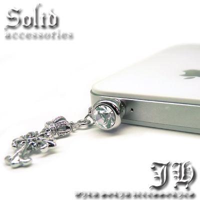 送料無料 スマホピアス イヤホンジャックに挿すアクセ DSやオーディオ