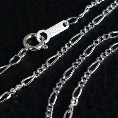 svn2 40cm 純銀本物で1050円 シルバー925 ネックレスフィガロチェーン 2mmsnsvn おしゃれ | ブランド登録なし