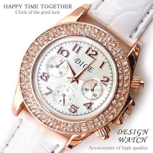 腕時計 時計 レディース 安い 人気 おしゃれ 女性用 ブランド 格安 カジュアル 革ベルト スポーツ ホワイト白 Tvs222 Tvs222 スワン宝石 通販 Yahoo ショッピング