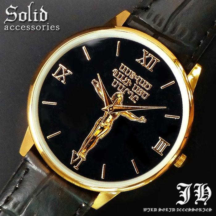 腕時計 メンズ おしゃれ 男性用 黒 アナログ シンプル カジュアル