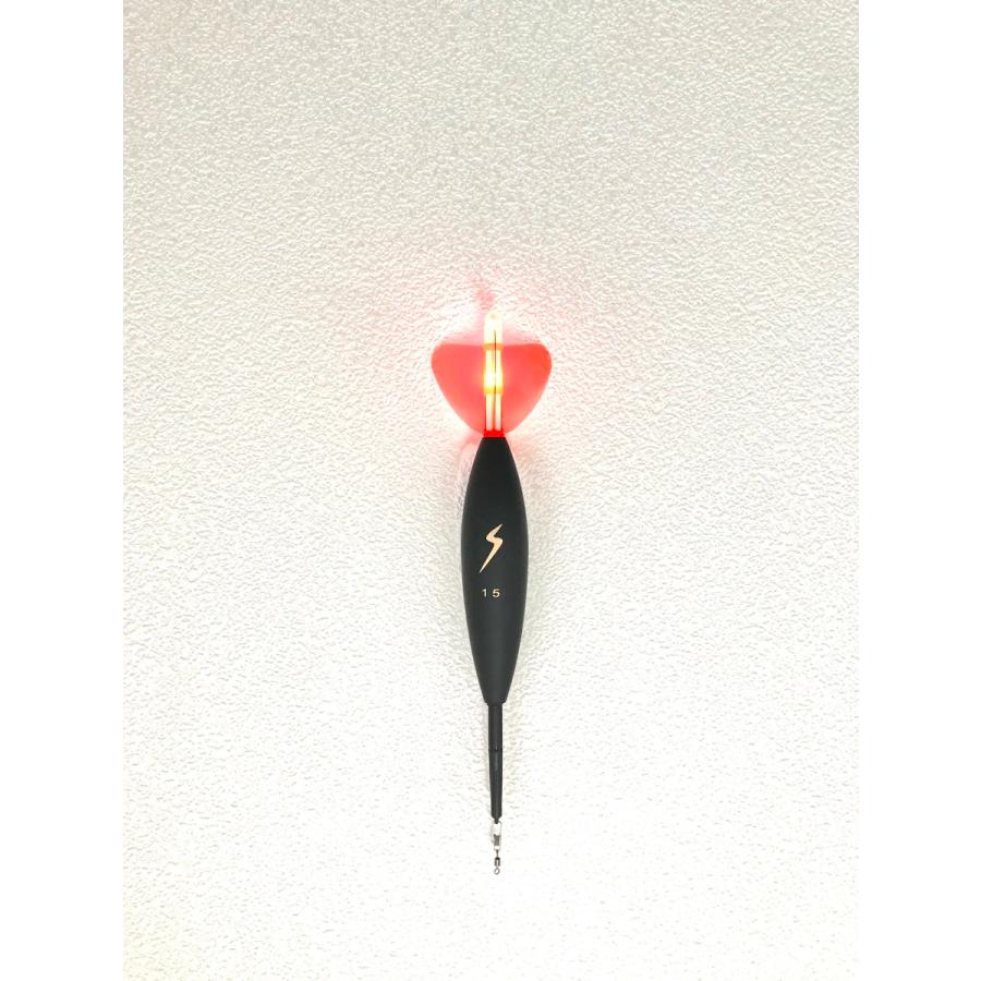 OOD 遠投電気ウキ スワンA 15号 手作りうき かご釣りウキ 昼夜兼用 夜