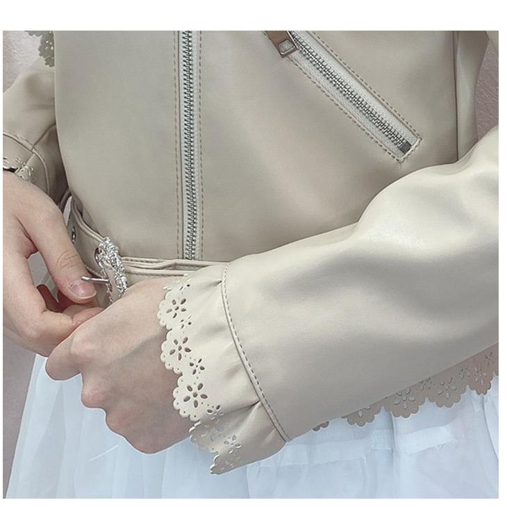 特売 アウター レディース ライダース ライダースジャケット ビジュー 女性 かっこいい お洒落 おしゃれ 可愛い かわいい ダブルライダース きらきら ライダースジャケット カラー ピンク Joangeremi Com