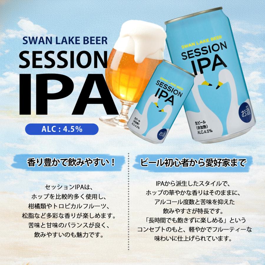 スワンレイクビール SESSION IPA 12本セット 華やかなホップの香り