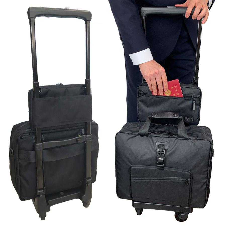 スワニー スターツコラボIII キャリーバッグ B-500 ブラック （M21