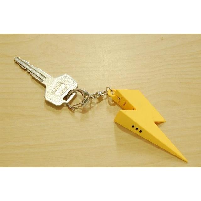 【キッカーランド/KIKKERLAND】ノイジーキーライト　雷/カミナリ　サンダーボルトTHUNDER BOLTＬＥＤ　キーホルダー　雑貨　 1000円以下 10P18Jun16 |  | 02