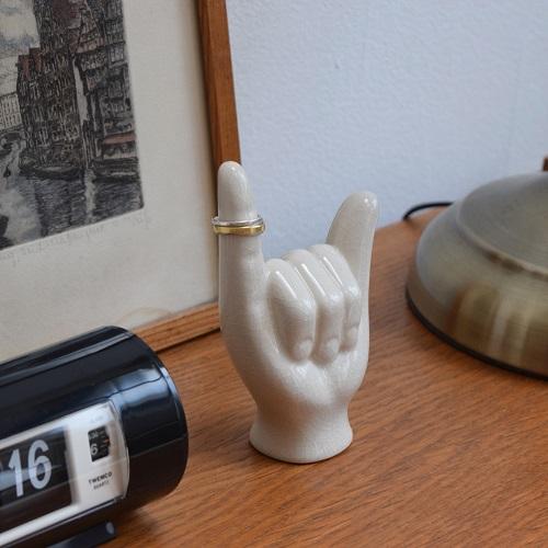 ディテール ポーセリン ハンドオブジェ ハングルース Porcelain Hand Objet Hang Loose DETAIL  雑貨 2410 | DETAIL | 04
