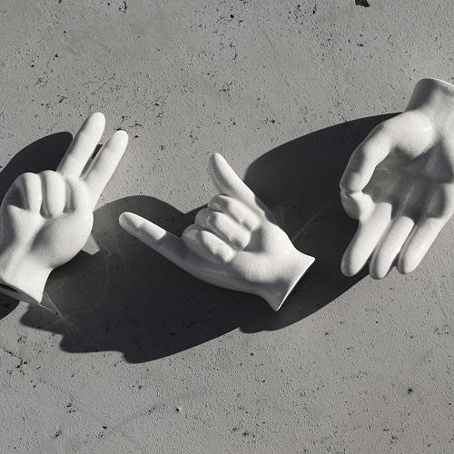 ディテール ポーセリン ハンドオブジェ ハングルース Porcelain Hand Objet Hang Loose DETAIL  雑貨 2410 | DETAIL | 07