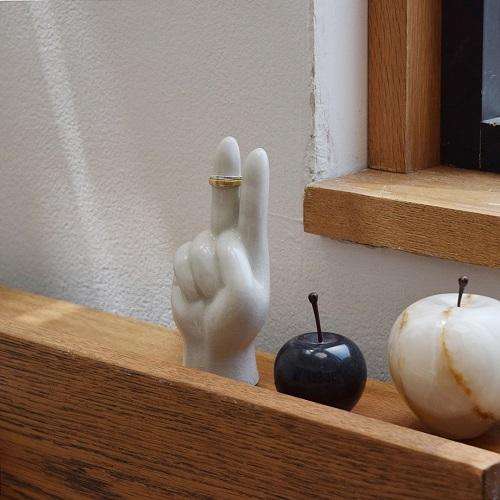 ディテール ポーセリン ハンドオブジェ ピース Porcelain Hand Objet Peace DETAIL  雑貨 2410 | DETAIL | 03