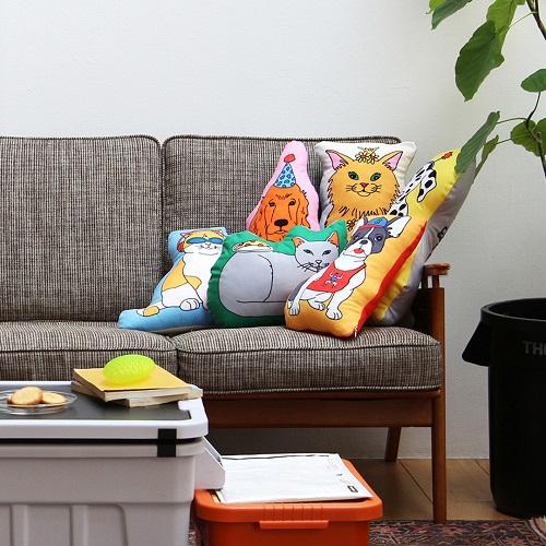 ミドリコマツ キャット ブルー エンジョイ C＆D クラブ クッション MIDORI KOMATSU  The Enjoy C＆D Club Cushion 2407 | DETAIL | 12