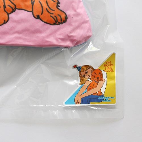 ミドリコマツ ドッグ ピンク エンジョイ C＆D クラブ クッション MIDORI KOMATSU  The Enjoy C＆D Club Cushion 2407 | DETAIL | 04