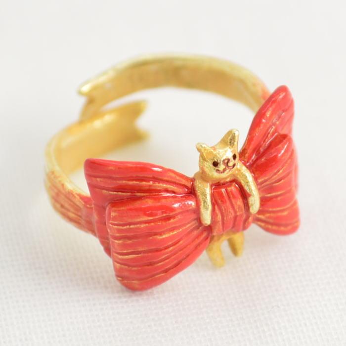 4F パルナートポック リング リボンキャット フリーサイズ  フィーアエフ PalnartPoc 2307 | Palnart Poc | 01