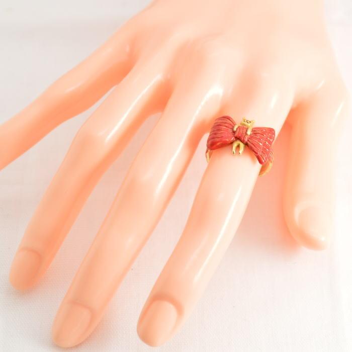 4F パルナートポック リング リボンキャット フリーサイズ  フィーアエフ PalnartPoc 2307 | Palnart Poc | 03