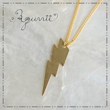 aquvii Aquvii／アクビ Thunder Necklace 雷/カミナリモチーフの
