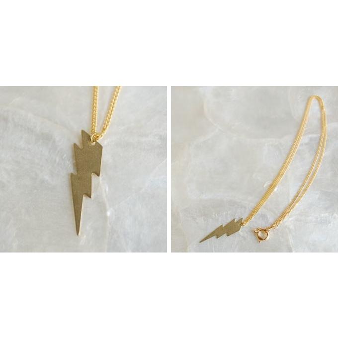 aquvii Aquvii／アクビ Thunder Necklace 雷/カミナリモチーフの