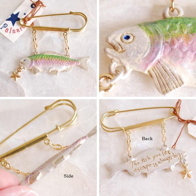 パルナートポック Palnart Poc ニジマス 魚モチーフのブローチ魚 フィッシュ スター アクセサリー BroughSuperior ブラフシューペリア メール便送料無料 | Palnart Poc | 01