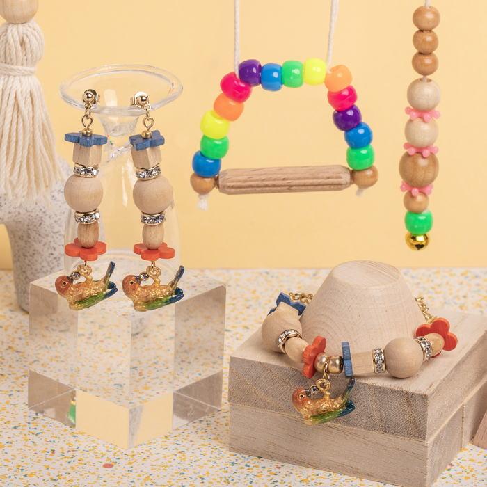 パルナートポック 木遊びコガネ インコ ブレスレット  PalnartPoc  2603 | Palnart Poc | 05