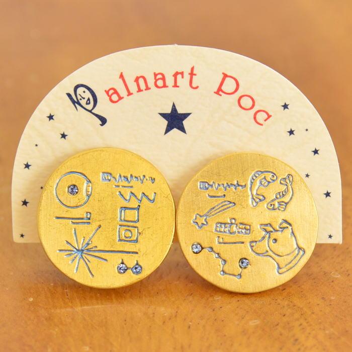パルナートポック イヤリング ゴールデンレコード golden record  PalnartPoc | Palnart Poc | 01