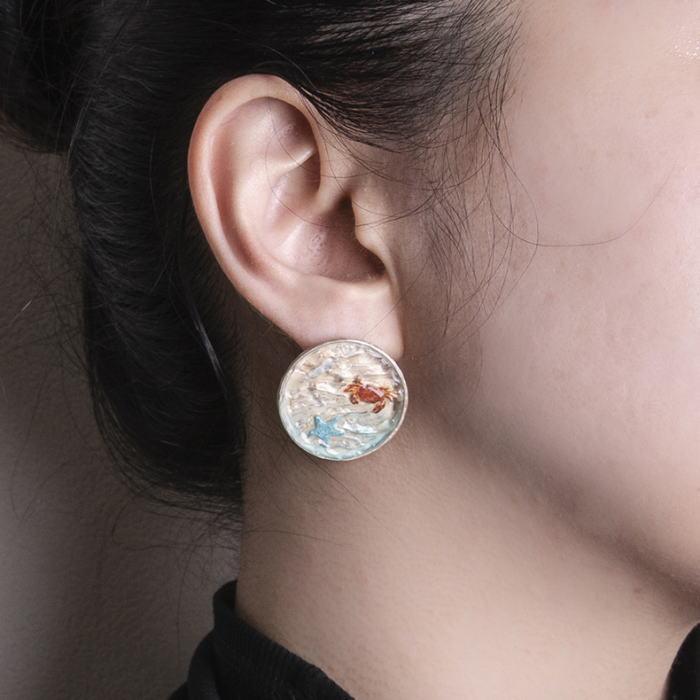 パルナートポック イヤリング 水面 PalnartPoc 2406 | Palnart Poc | 05