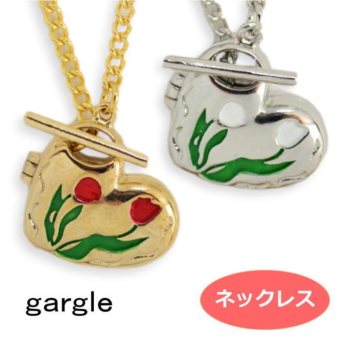 SAKURA ページ　ダークグリーン バングル➕黄口ネックレスセット gargle（ガーグル） ネックレス チューリップロケット nl12018 2210