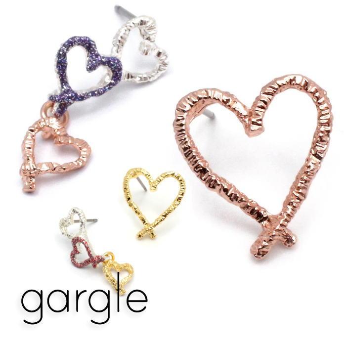 ピアス gargle ガーグル クレヨンハートピアス P9y-958 : gp2014071504 