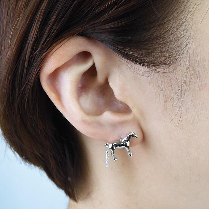 gargle（ガーグル） 馬 ピアス PL15461 2512 : Swaps - 通販 - Yahoo