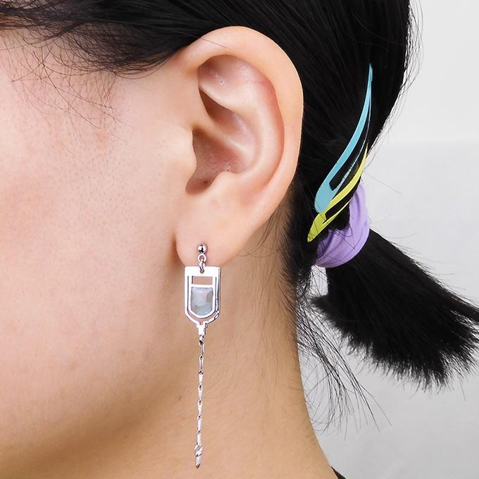 ピアス、おまけ。 DIAMOND HALO PIERCED EARRINGS(両耳用)(1ZP0924)K18 ピアス