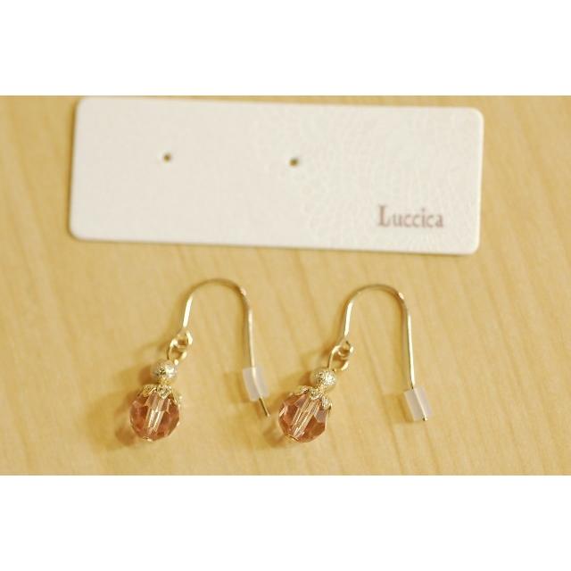 ルチカ Luccica ピアスアンティークビーズ ピンク系メール便可能 ギフト プレゼント アクセサリー ラッピング無料 レディース | Luccica