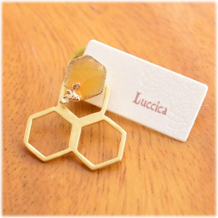 luccica ルチカ Honeycomb【ブローチ】LU-1407-20　蜂の巣　ピンブローチ |  | 04