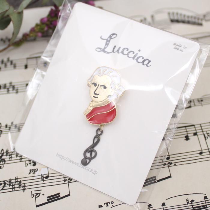 ブローチ ルチカ Luccica モーツァルト ブローチ LU-2011-23 luccica farbe 2507 音楽 |  | 01