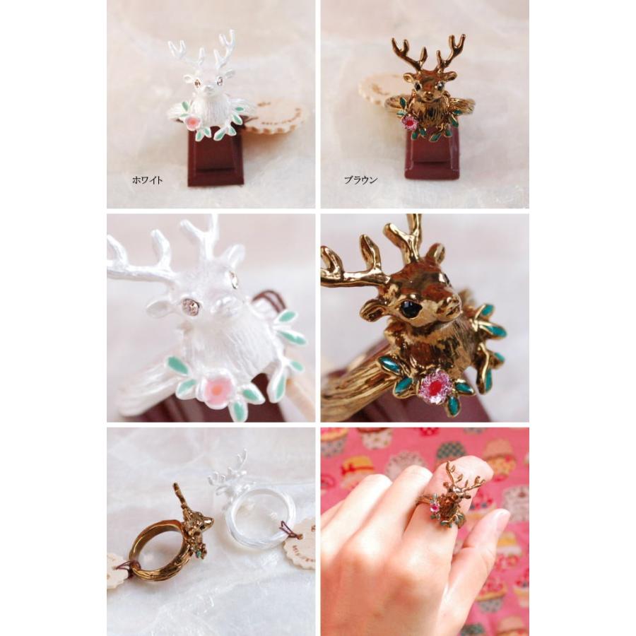 gargle/ガーグル stag リングリースを付けたトナカイをモチーフした 