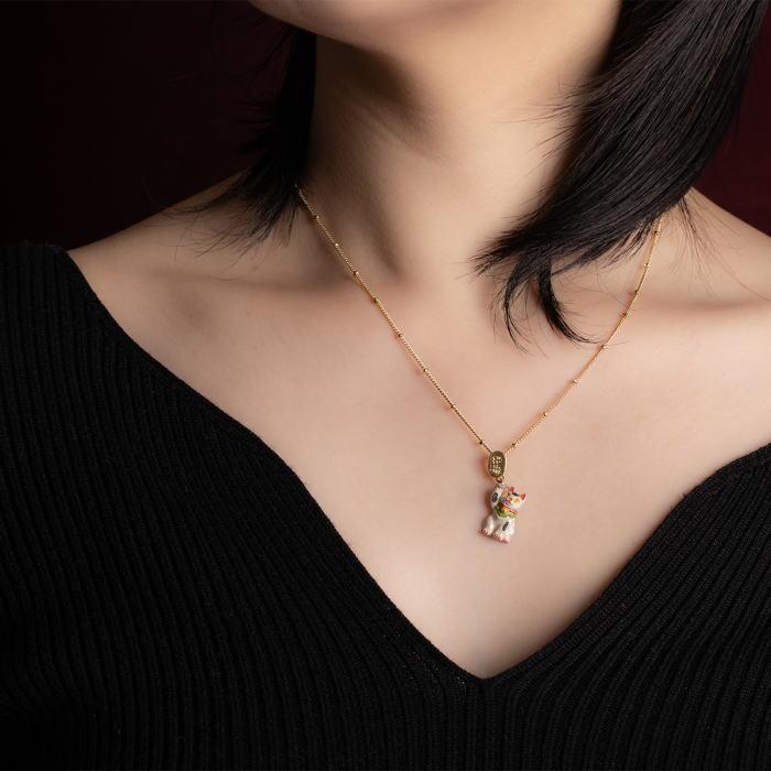 パルナートポック ネックレス招き日和 ホワイト PalnartPoc  2601 | Palnart Poc | 06