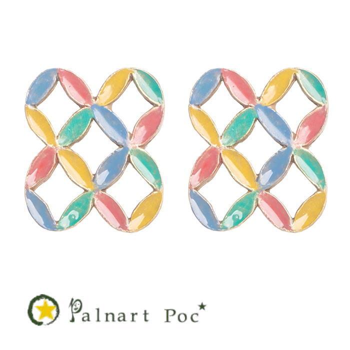 [新作] パルナートポック 七宝柄 ピアス PalnartPoc 2608 | Palnart Poc