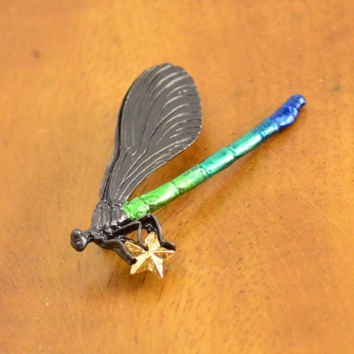 パルナートポック ブローチ ハグロトンボ ブローチ  Palnart Poc | Palnart Poc | 01